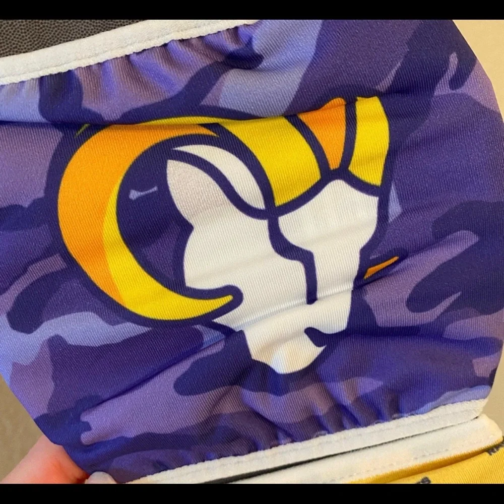 NWT NFL LA Rams Face Masks/Face cover Los Angeles Rams Super Bowl New